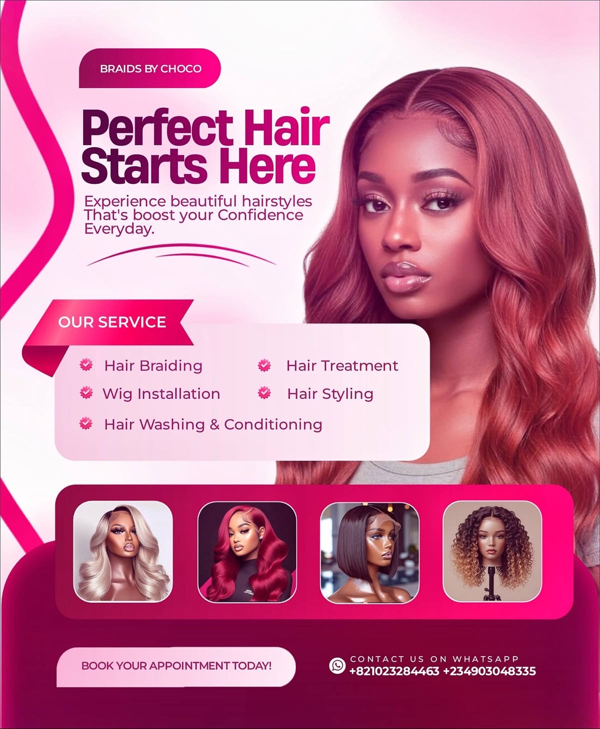 Perfect hair starts here